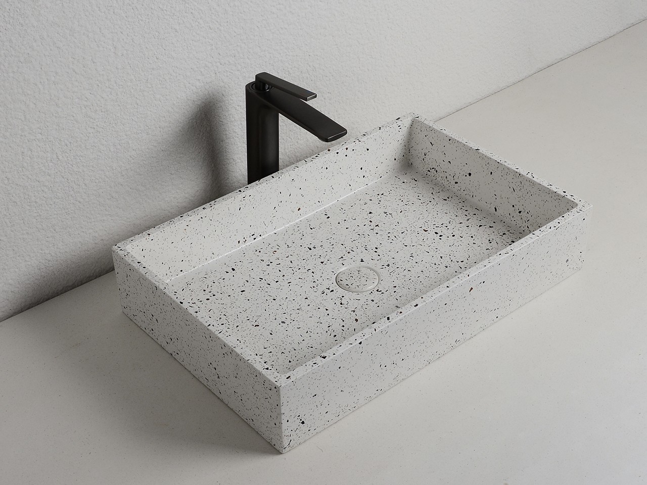 Lavabo da Appoggio Terrazzo 60x39xH12 cm-71630