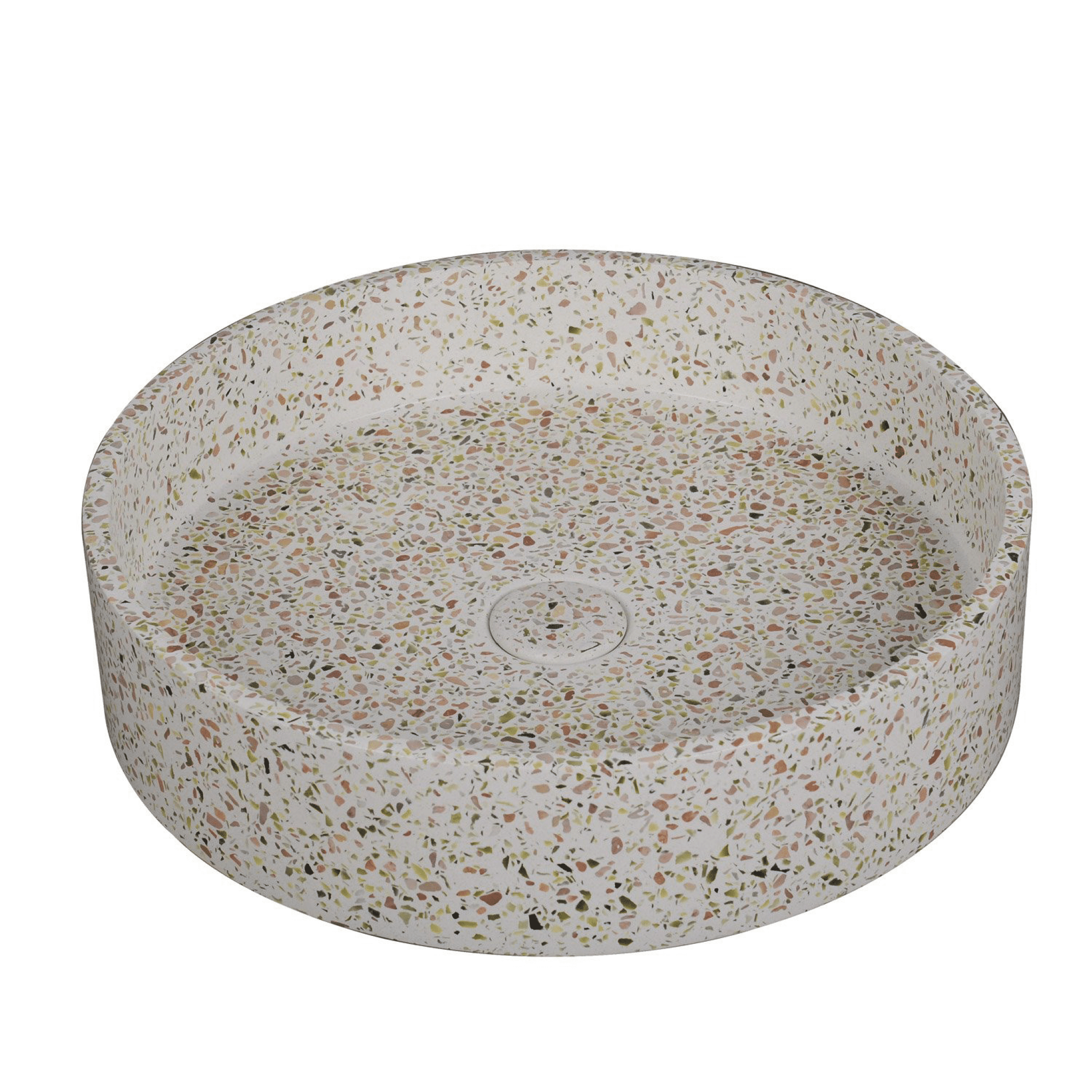 Lavabo D'Appoggio 42,5 Cm Con Piletta Di Scarico Karag "Elpis" Fruitcake