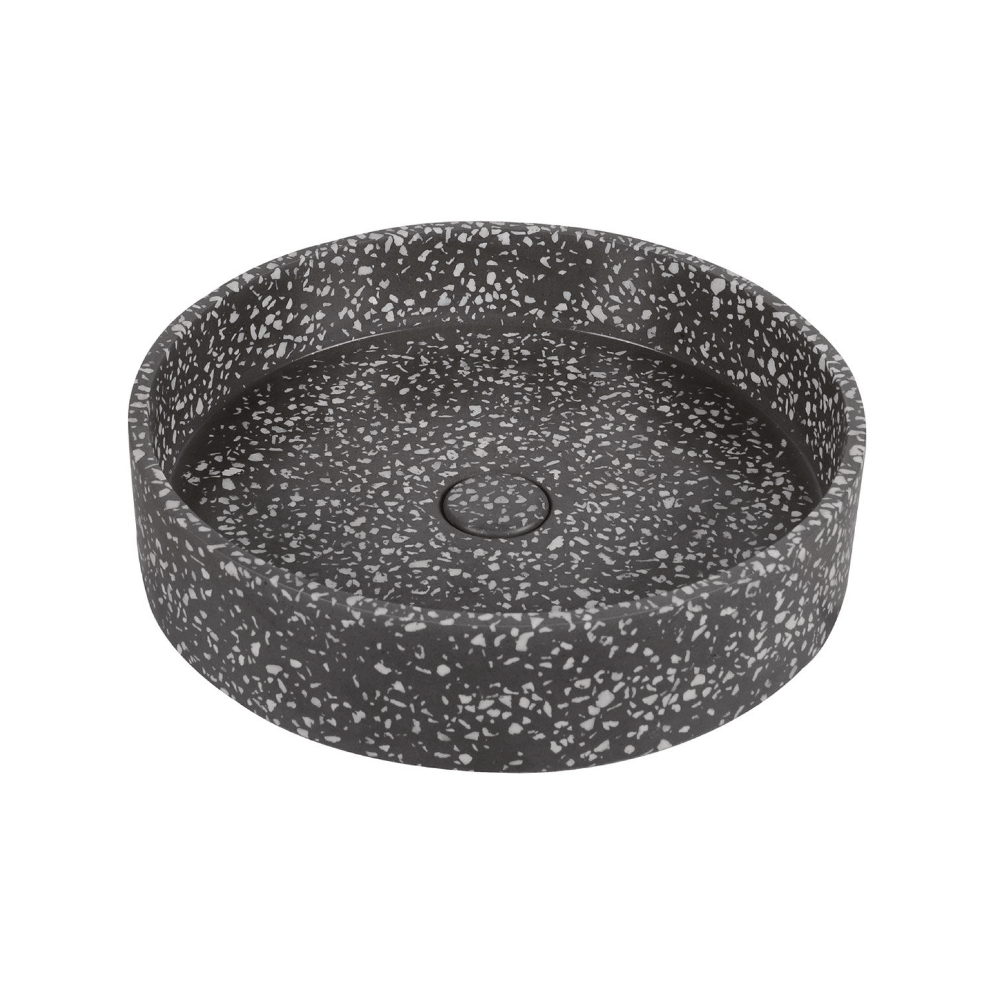 Lavabo D'Appoggio 42,5 Cm Con Piletta Di Scarico Karag "Elpis" Volcano