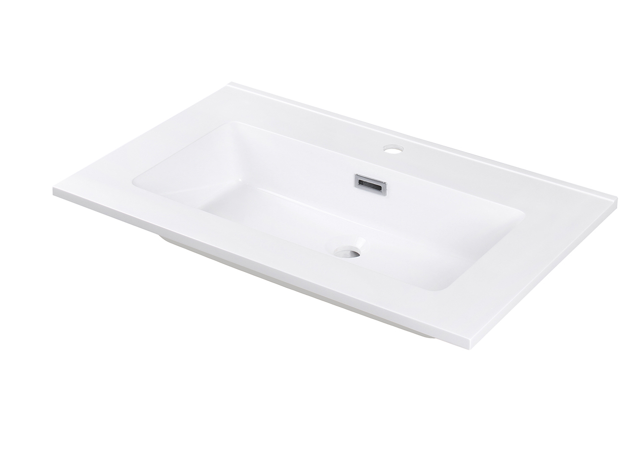 Lavabo Incasso Unitop Smile 76X46 in Resina Lucido Bianco-23951
