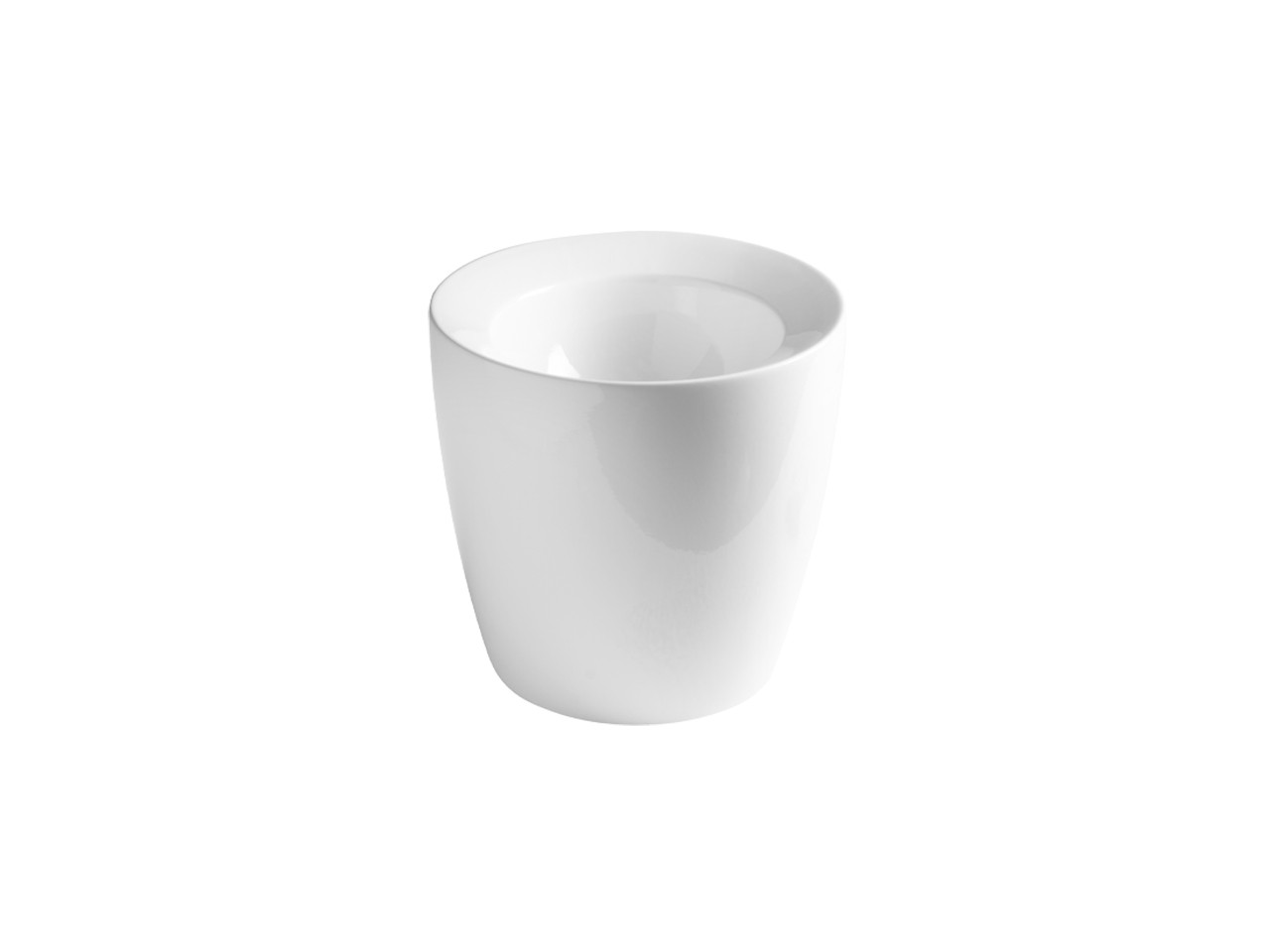 Lavabo Semi Freestanding Kracklite H45 cm in Ceramica Bianco Lucido-68919