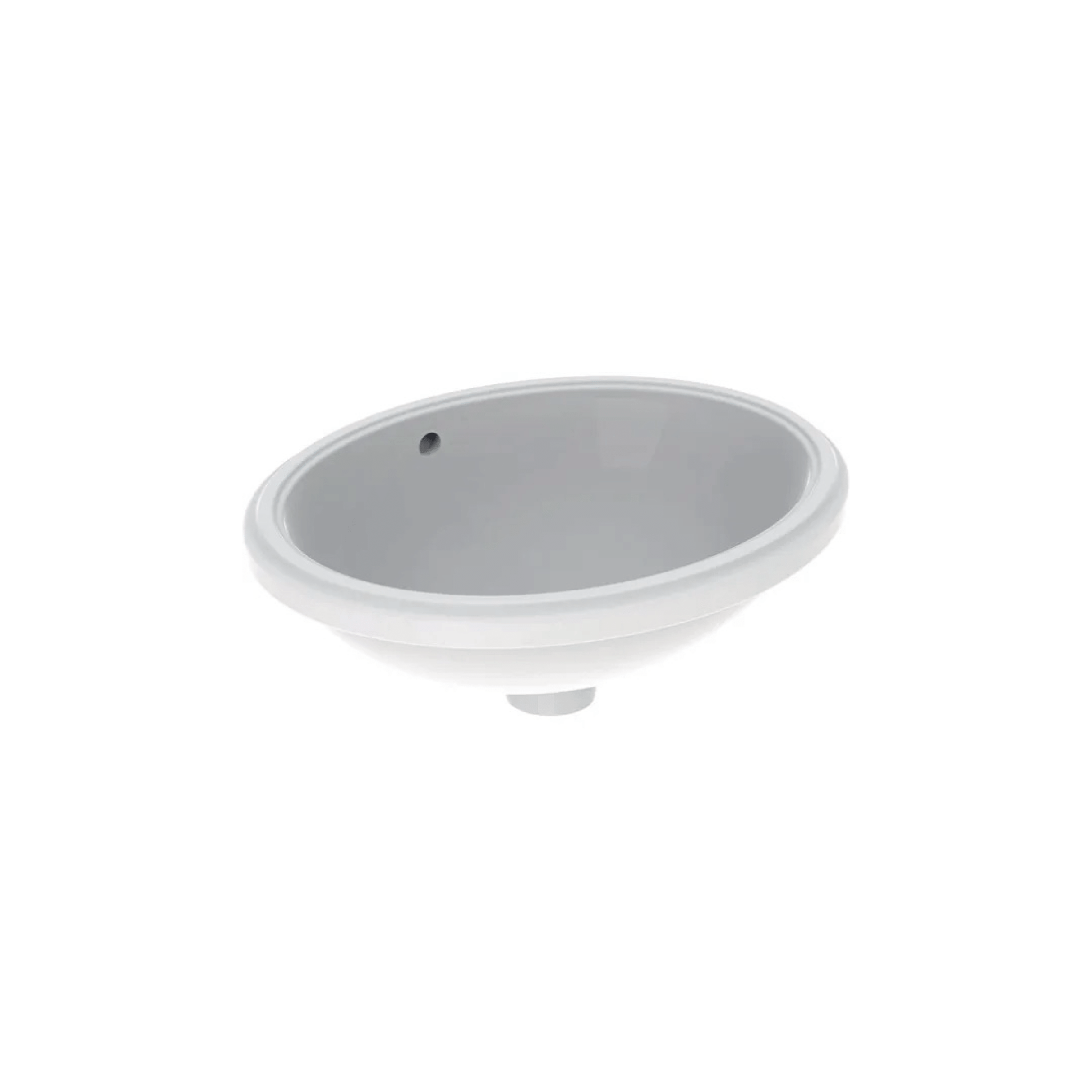 Lavabo Sottopiano 56x40 Cm Geberit "Variform" Bianco Lucido
