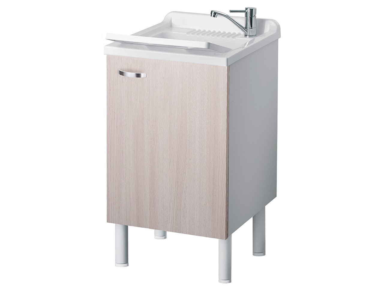 Lavatoio Arcobaleno 45x50 Bianco/Olmo-63548