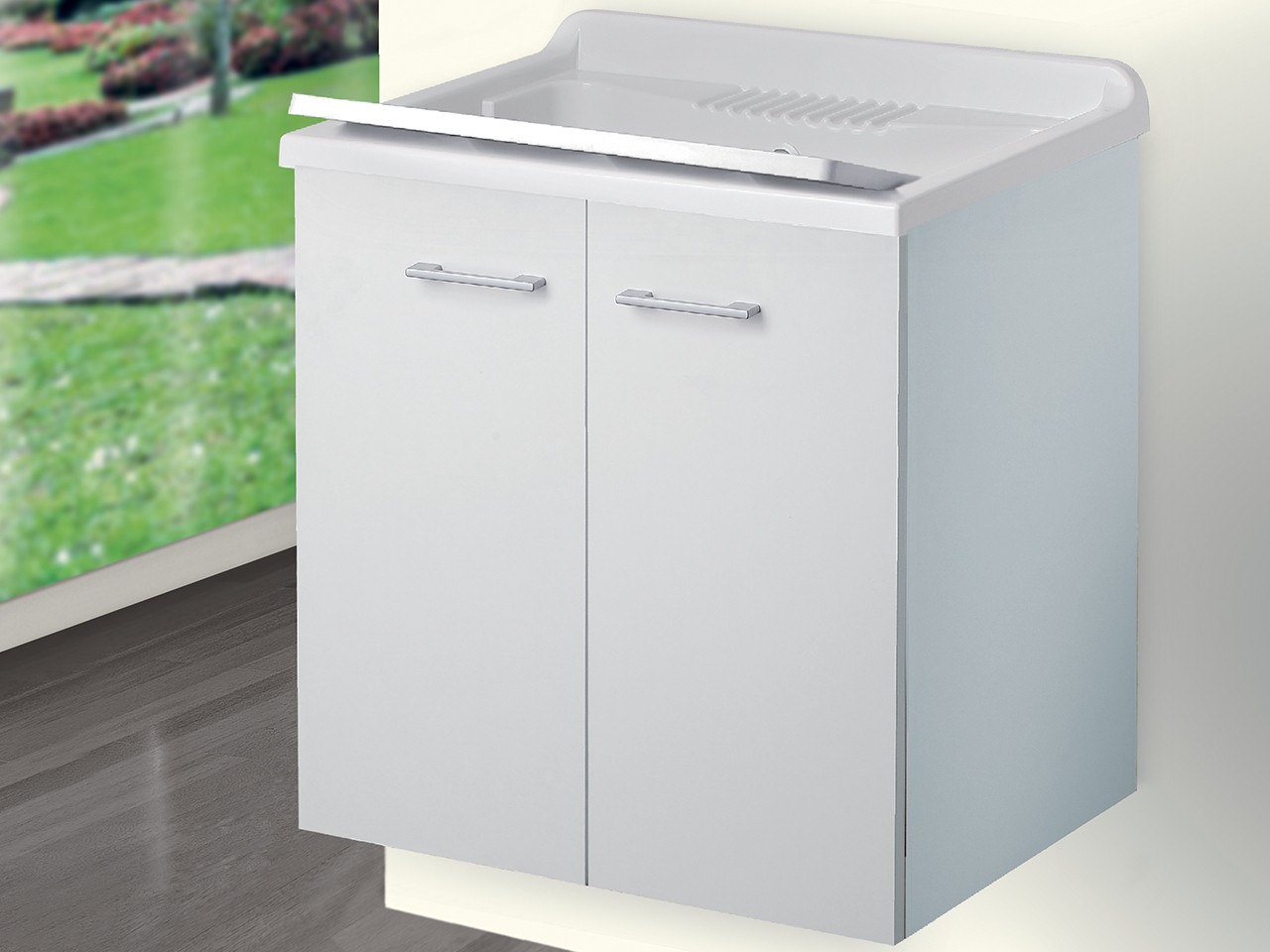 Lavatoio Cielo 60x50 Sospeso Bianco-67434