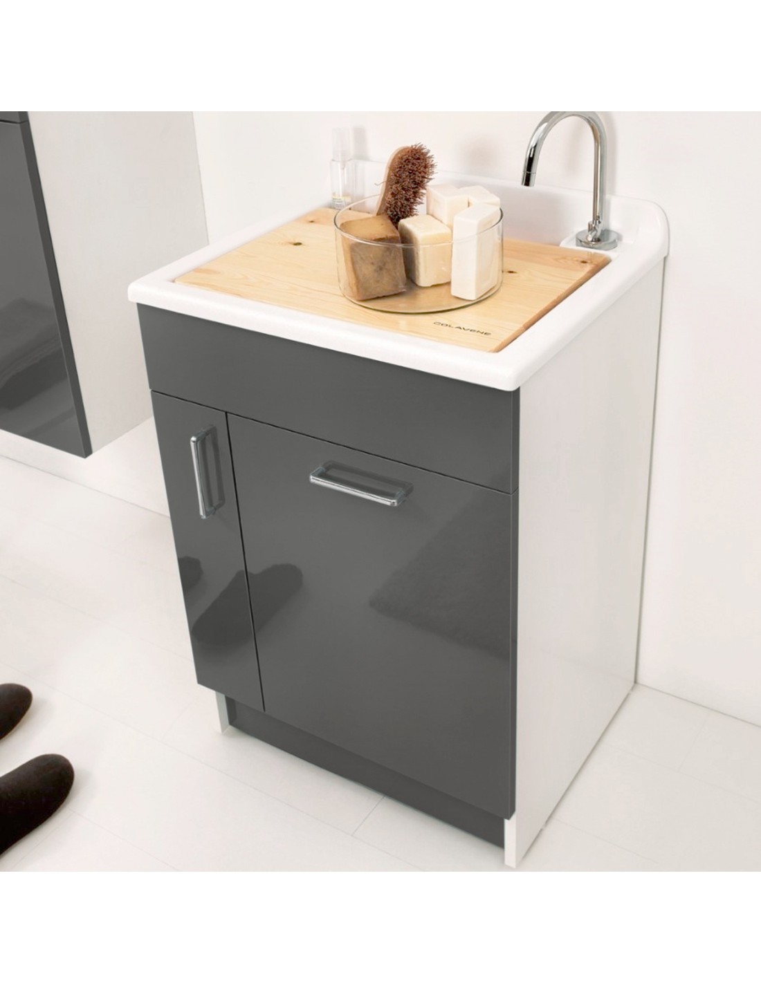 Lavatoio Colavene - Jollywash - Lavatoio Antracite 60x50 - 24040H