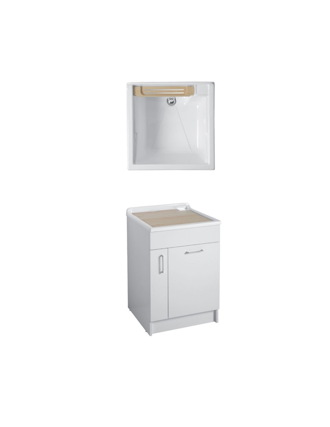 Lavatoio Colavene - Jollywash - Lavatoio bianco lucido 60x60 - 24010B