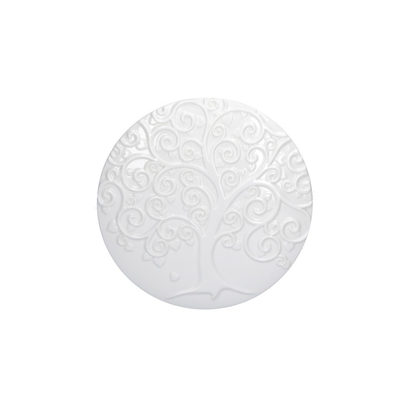 LEOPOLDINA UMIDIFICATORE EDEN Ø 17 CM. IN PORCELLANA LA PORCELLANA BIANCA