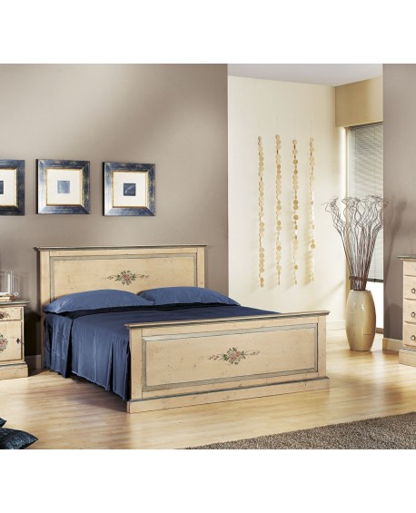 letto legno massello decorato a mano - vari colori vari decori