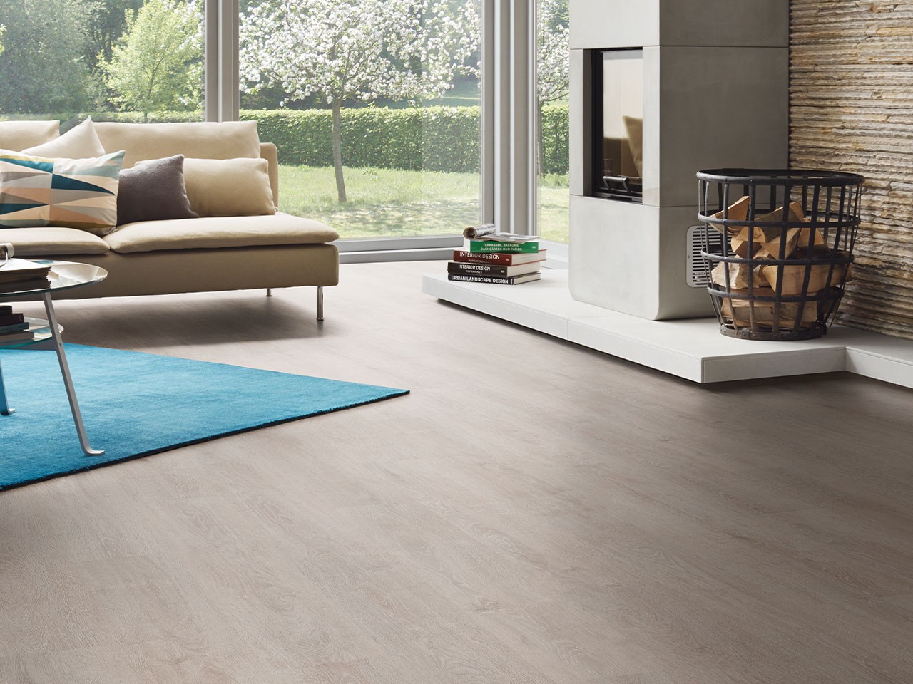 Pavimento Laminato Liberty Oak Effetto Rovere Tortora AC3-70064