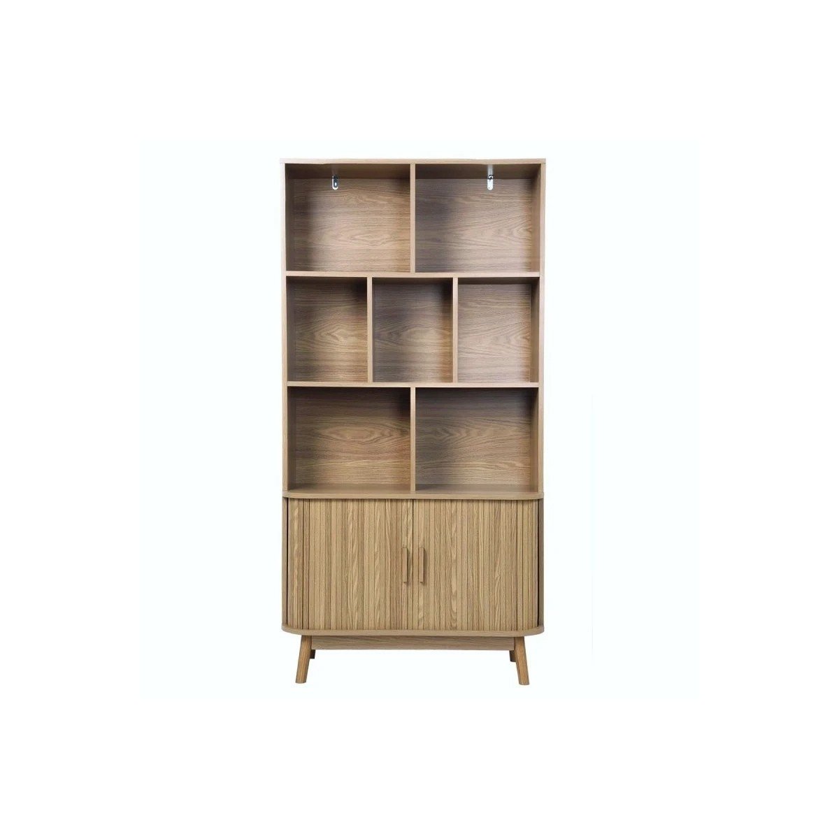 Libreria con 2 ante scorrevoli H157,5 cm - ERNEST