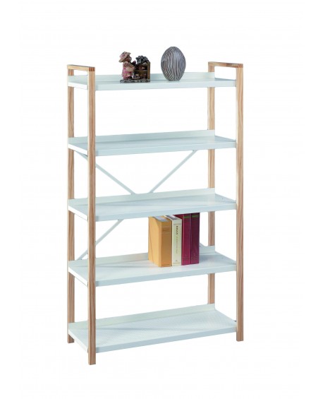 LIBRERIA IN PINO TINTA NATURALE75x32x135