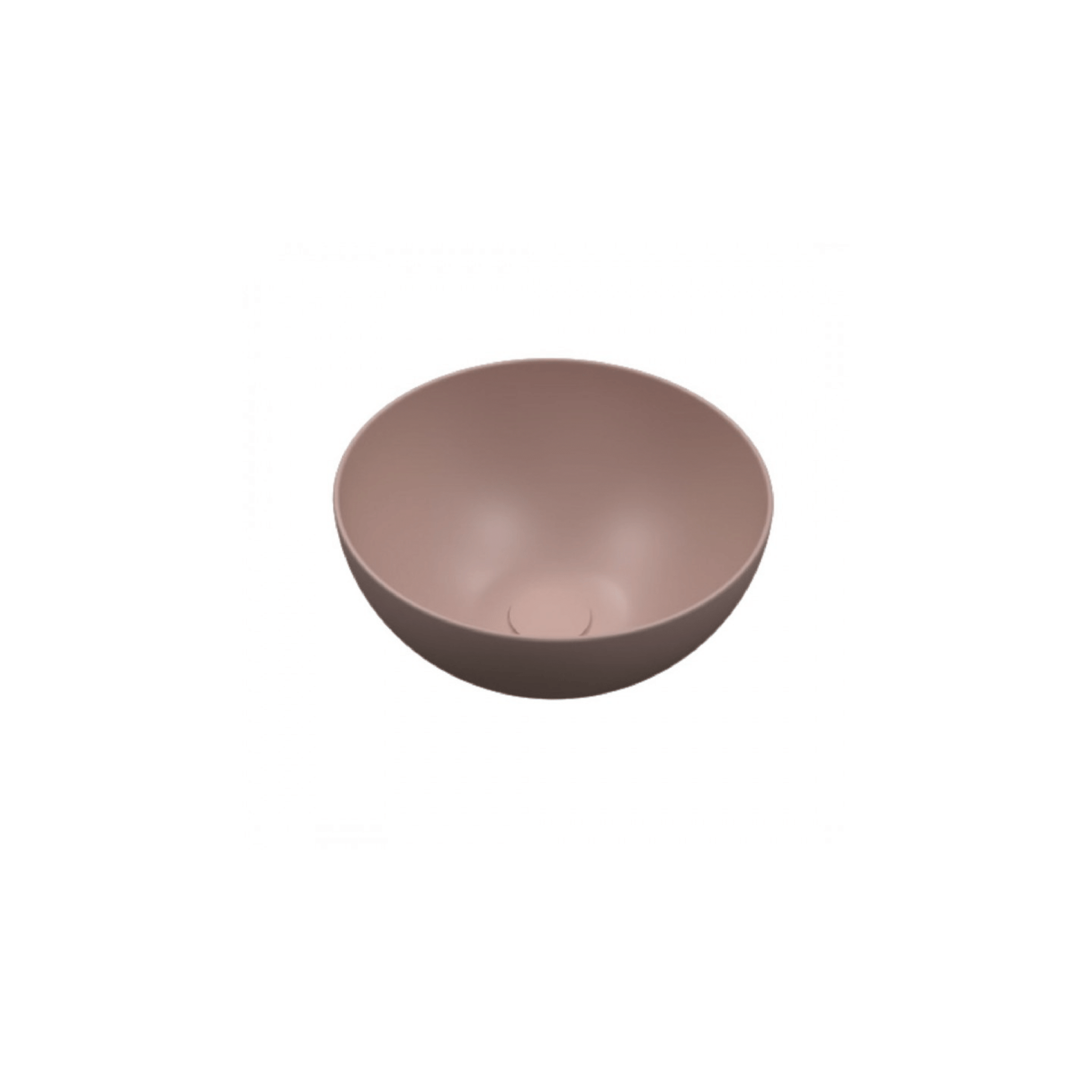 Lavabo D'Appoggio 40 Cm Lullaby "Meg" Rosa Opaco