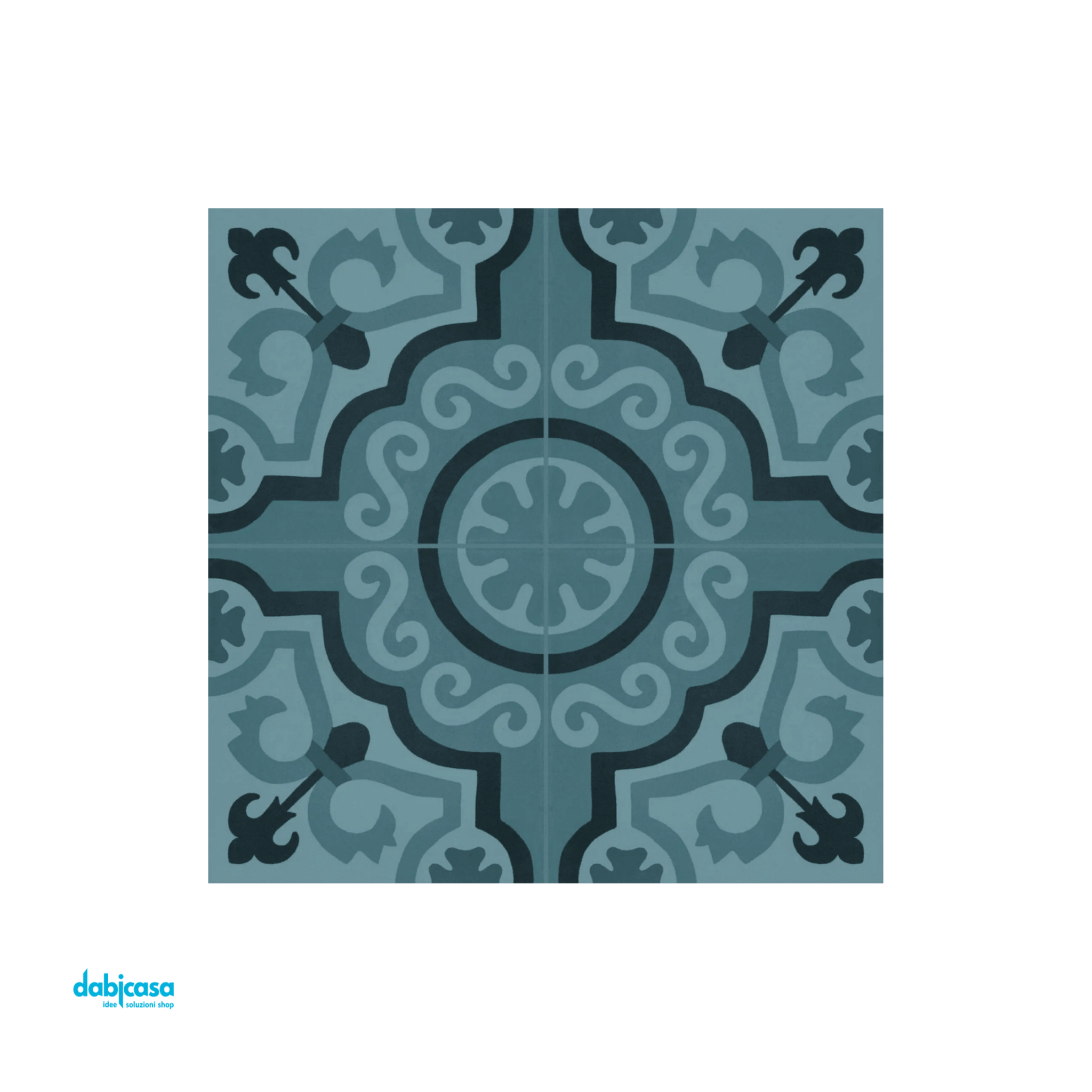 Marazzi "D_Segni Blend" Azzurro Tappeto 2 Rett.20x20