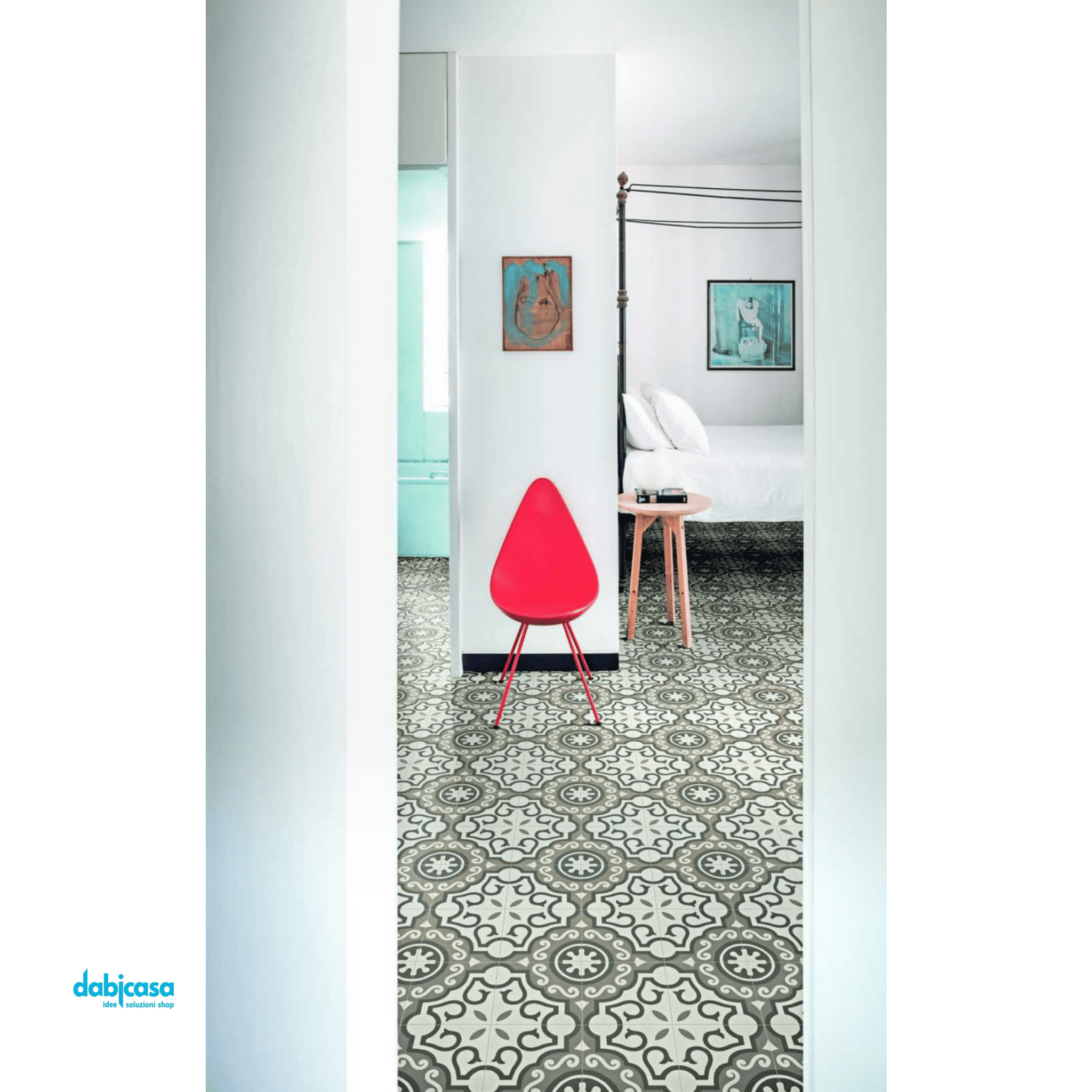 Marazzi "D_Segni" Tappeto Macro 2 Caldo Rett.20x20