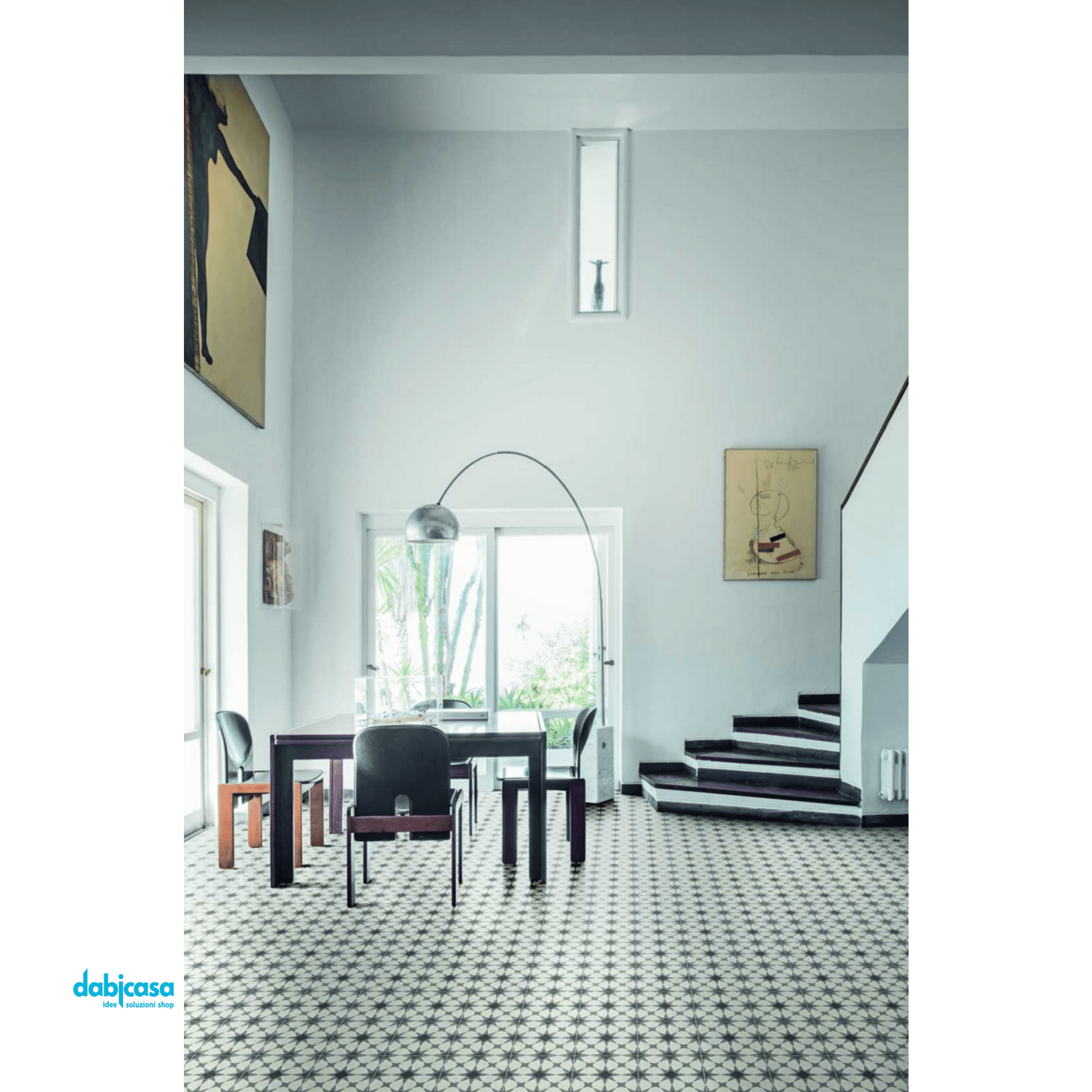 Marazzi "D_Segni" Tappeto Macro 4 Caldo Rett.20x20