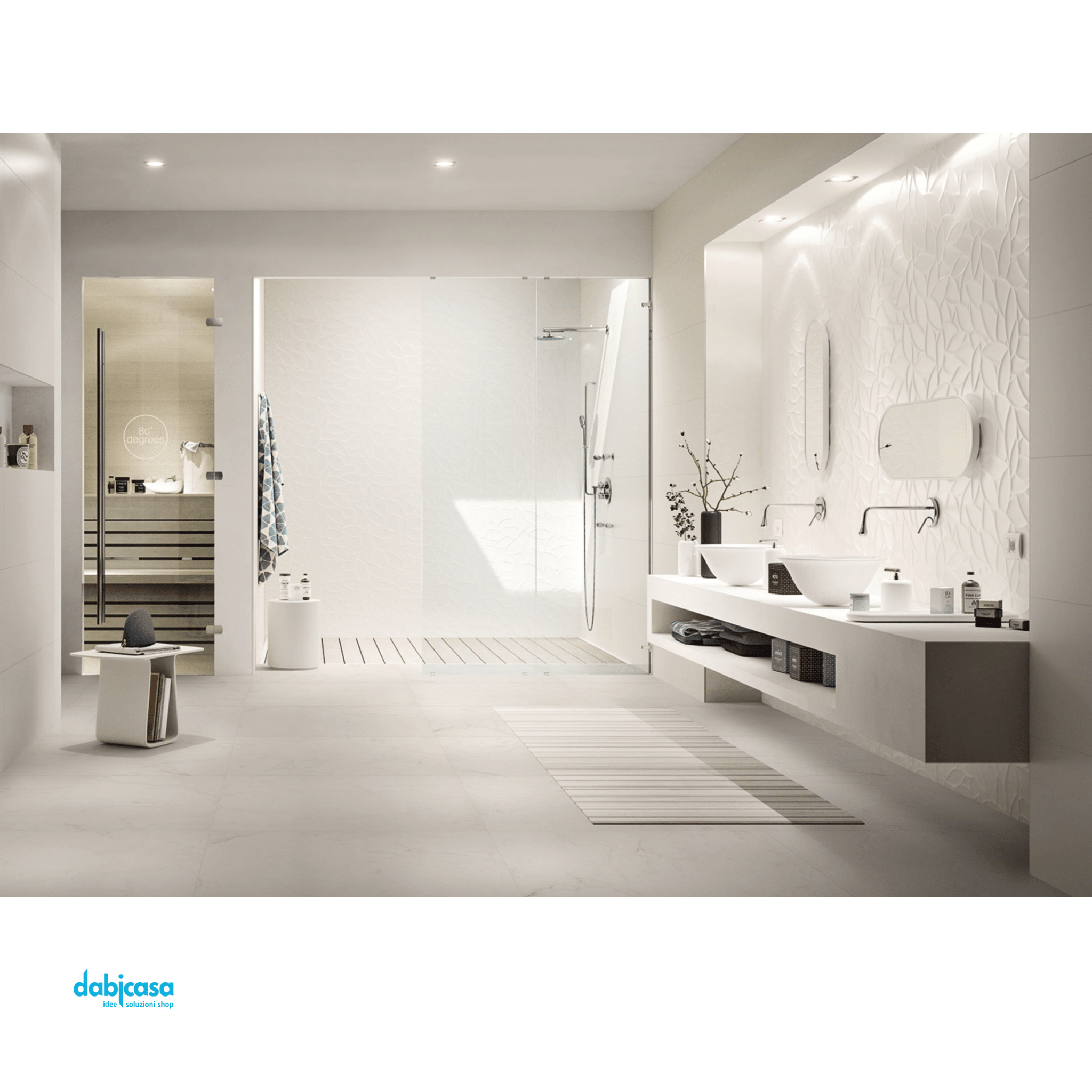 Marazzi "Essenziale" Strutt.Flora 3D Satinato Rett.40x120