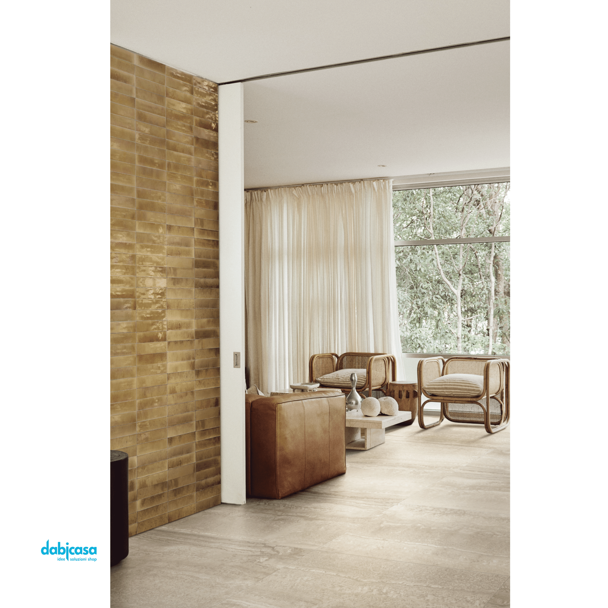 Marazzi "Lume" Beige Lux Rett.6x24