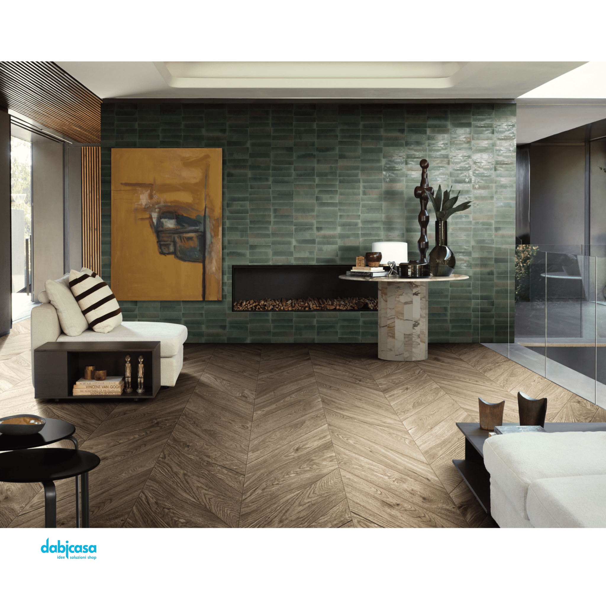 Marazzi "Lume" Forest Lux Rett.6x24