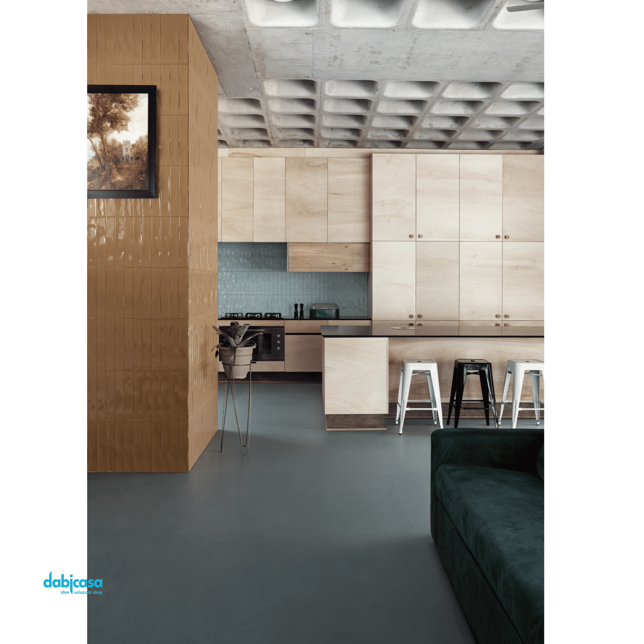 Marazzi "Luz" Caramel Lux Rett.5,3x30