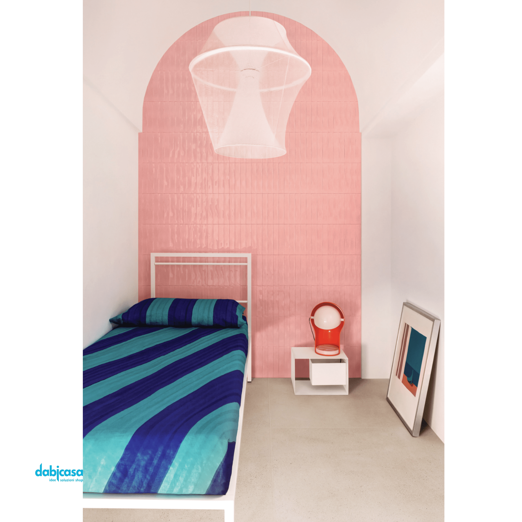 Marazzi "Luz" Rosa Lux Rett.5,3x30