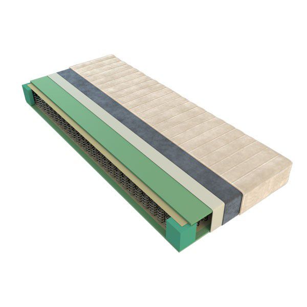 Materasso "Sawa" 02, nucleo a molle Bonell - 90 x 190 cm