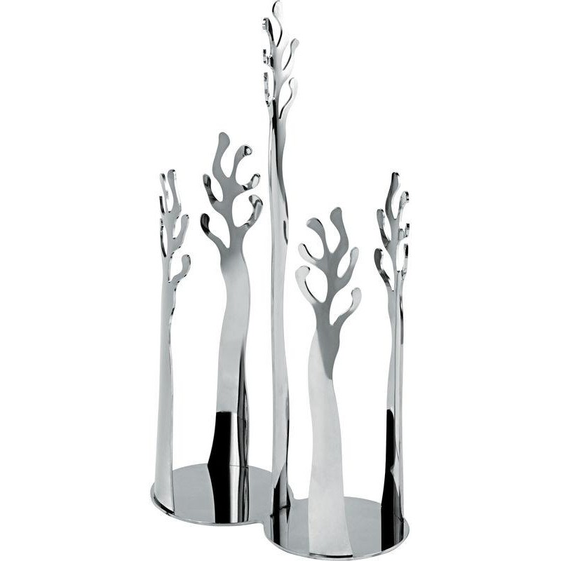 MEDITERRANEO PORTABICCHIERI DI CARTA IN ACCIAIO INOSSIDABILE 18/10 LUCIDO ALESSI