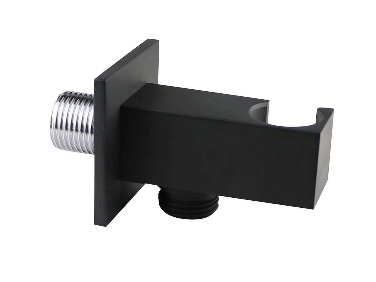 Presa Acqua Mel Duplex Quadra Nero Opaco-18744