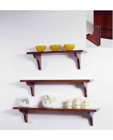 MENSOLA LEGNO MASSELLO L 100 P 24 H 25