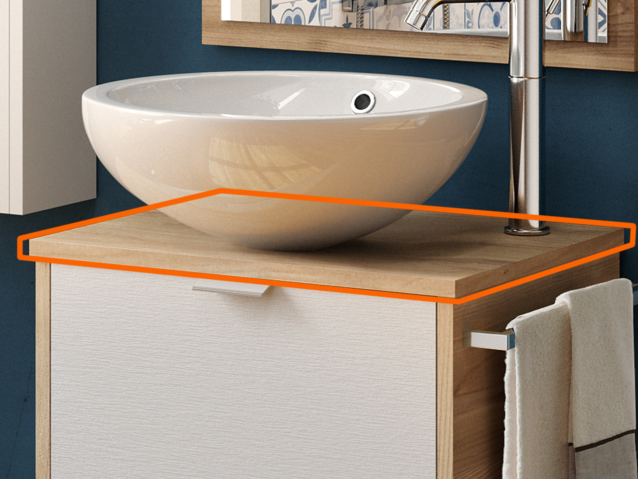 Toppino 50,5X40Xh2 Milù Rovere Larix-20399