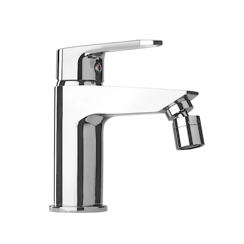 Miscelatore Bidet in ottone Cromato Completo di Piletta Piralla Baci