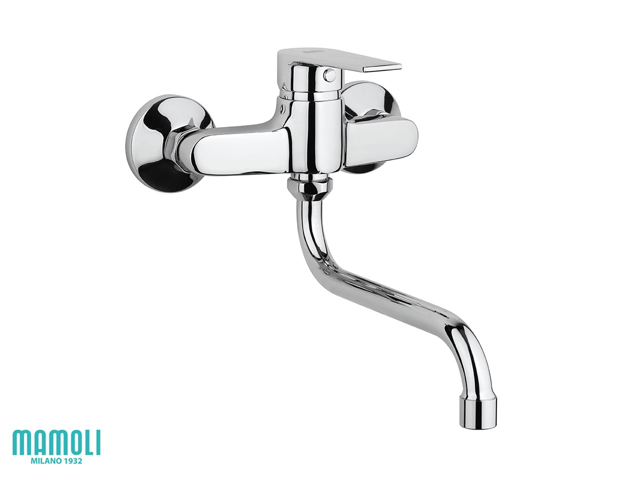 Miscelatore Cucina a Muro Logos Monocomando Cromo-59882