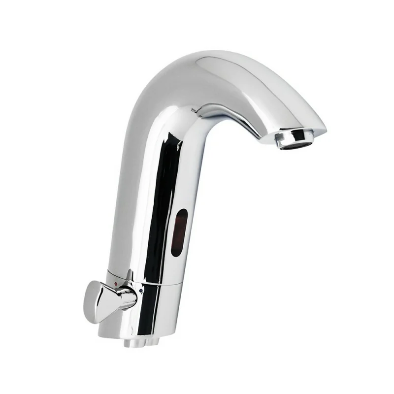 Miscelatore lavabo elettronico a fotocellula ottone cromo