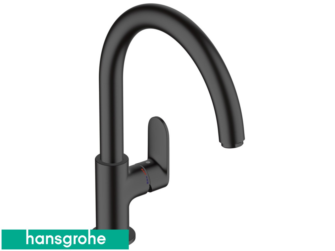 Miscelatore per Cucina Hansgrohe® Vernis Blend Monocomando Nero-67886