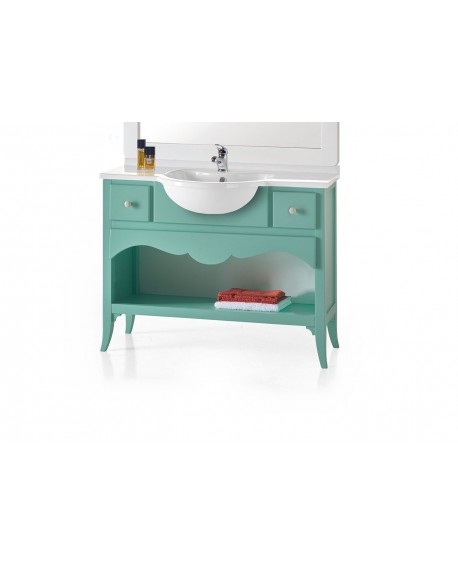 MOBILE BAGNO in legno massello L108 P 36/50 VARI COLORI