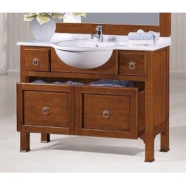 MOBILE BAGNO ARREDO LEGNO MASSELLO ARTE POVERA CLASSICO