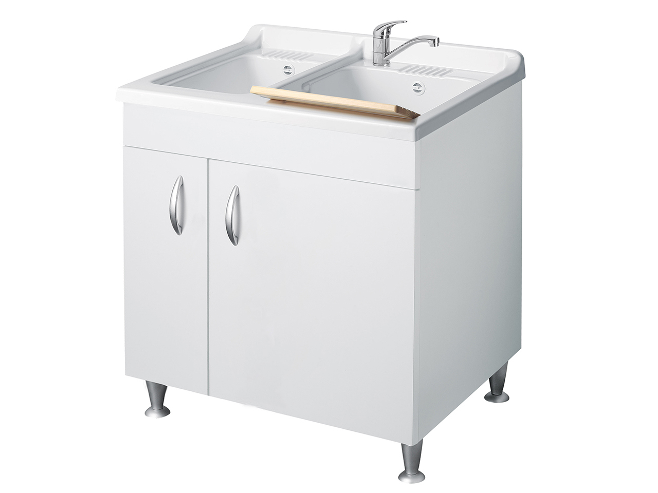 Lavatoio Eco 75X60 (Bivasca) Nobilitato Bianco-17028