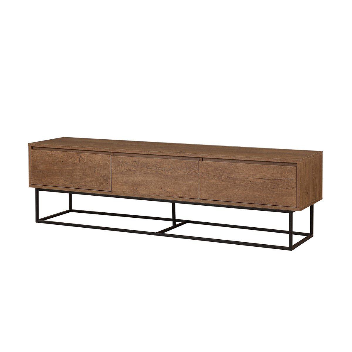 Mobile TV 3 cassetti decor noce L180 cm - Milo