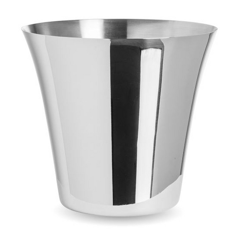 MODERN SECCHIO CHAMPAGNE TONDO ACCIAIO INOX 18/10 ø 24X(H)22.5 CM. ABERT