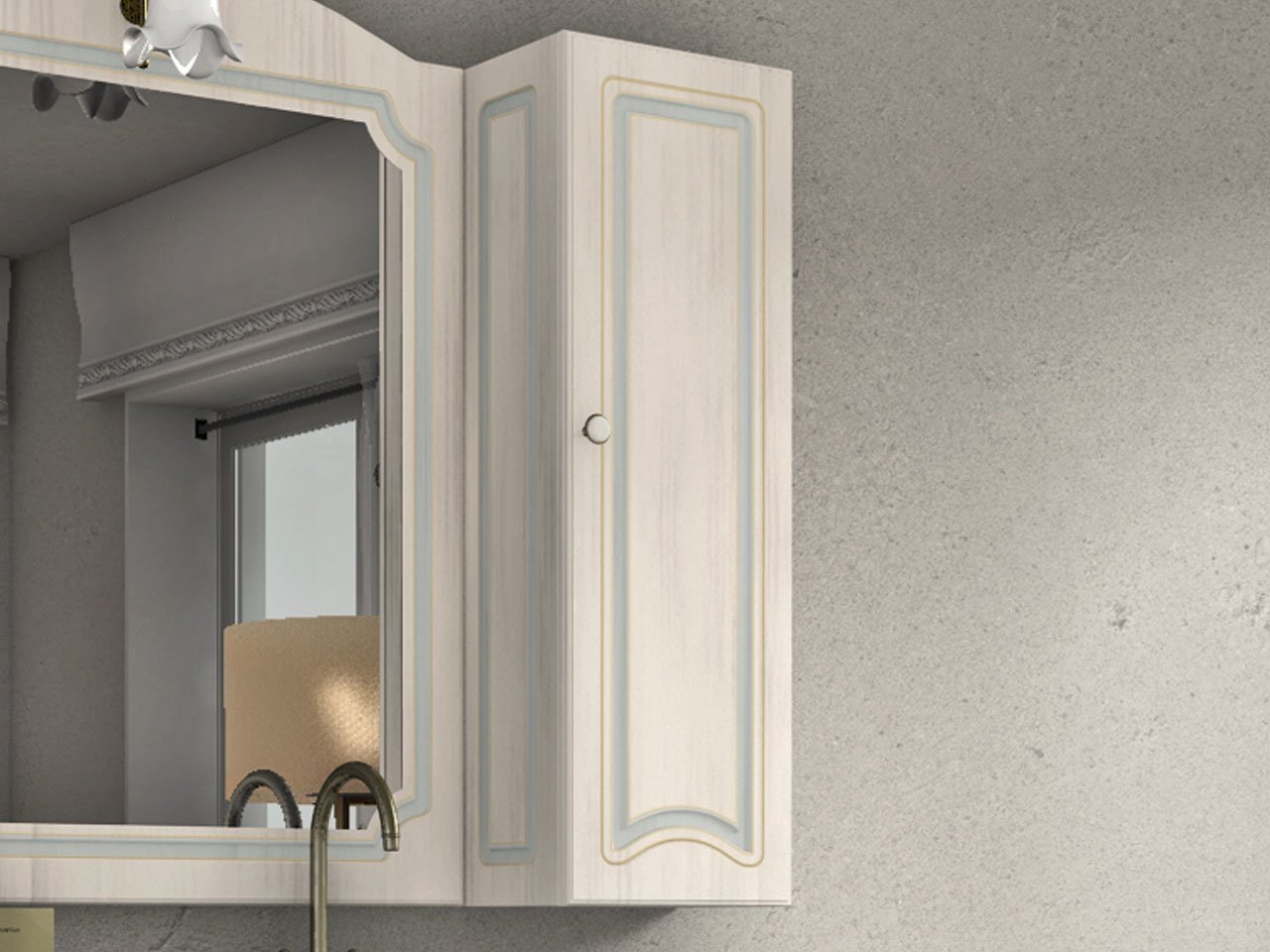 Pensile Bagno Monet Cm. 30X92 Decape'-16401