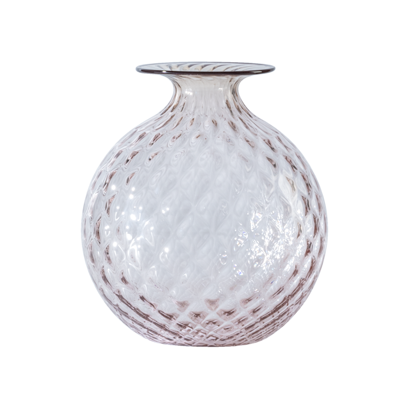 Monofiori Balloton Venini rosa cipria cm 16,5