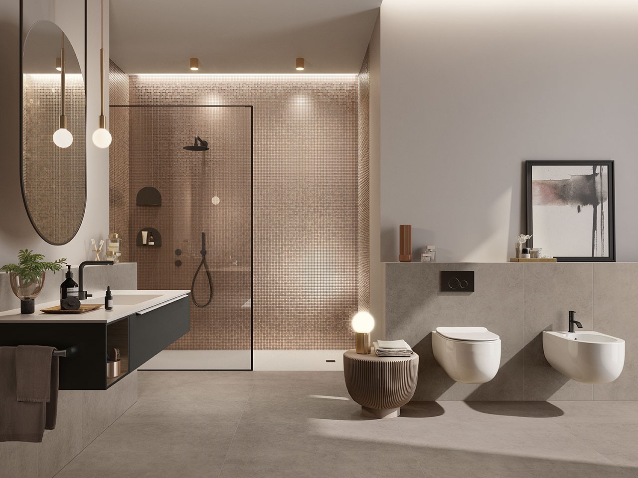 Mosaico Vetro con Foglia D'Oro Argento Antico Metallizzato-6164