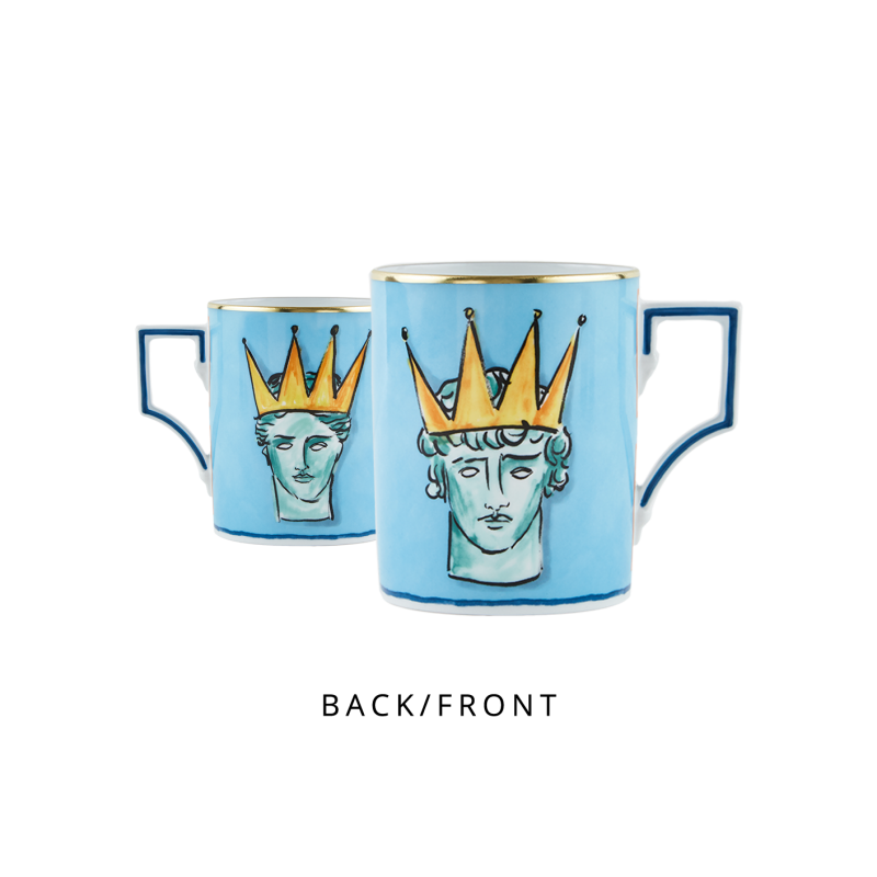 Mug sea blue Il Viaggio Di Nettuno Ginori 1735