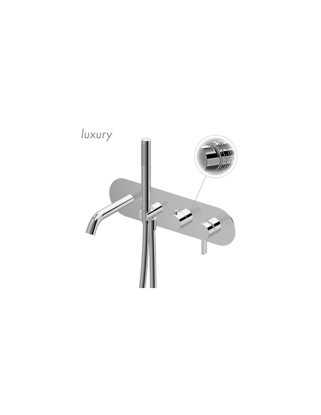 Newform - Blink Chic LUXURY Gruppo Vasca parete completo