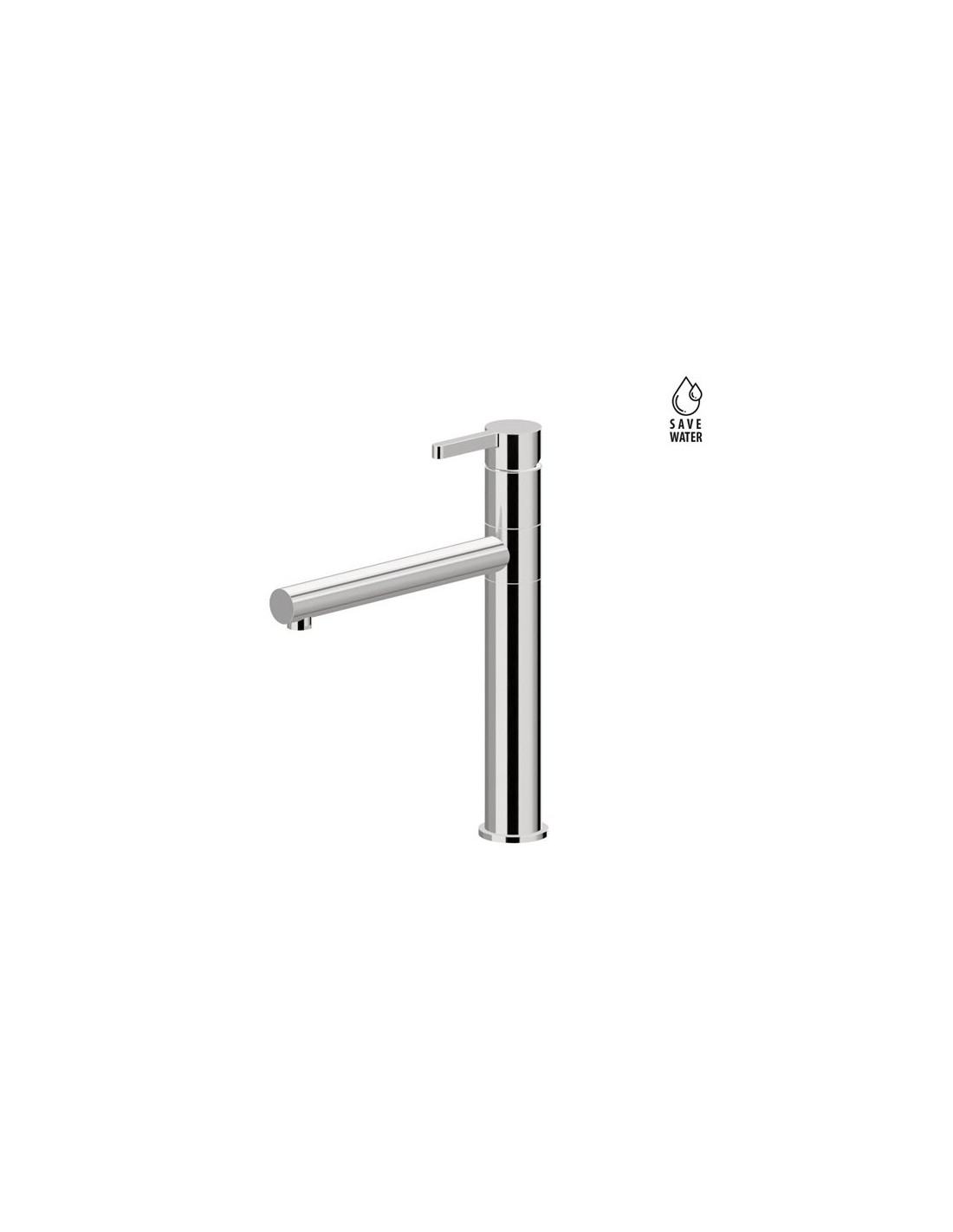 NEWFORM - ERGO CROMO Miscelatore lavello con bocca girevole - 65910