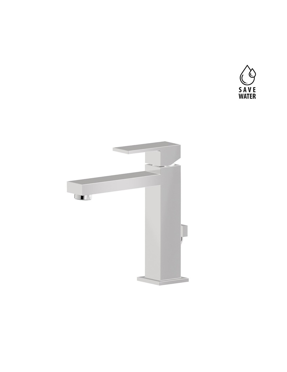 Newform - Ergo Q miscelatore lavabo con scarico XL - 66416