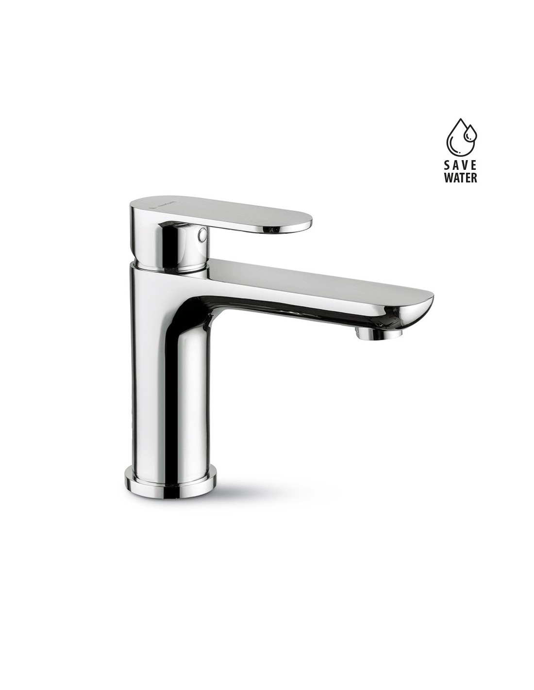 Newform - Extro miscelatore per lavabo senza scarico con Bocca prolungata - 69311