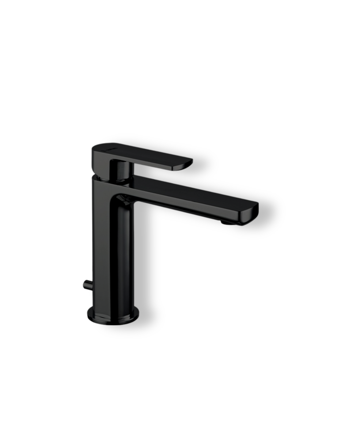 Newform - Haka Miscelatore per lavabo con scarico [nero opaco] - 72010