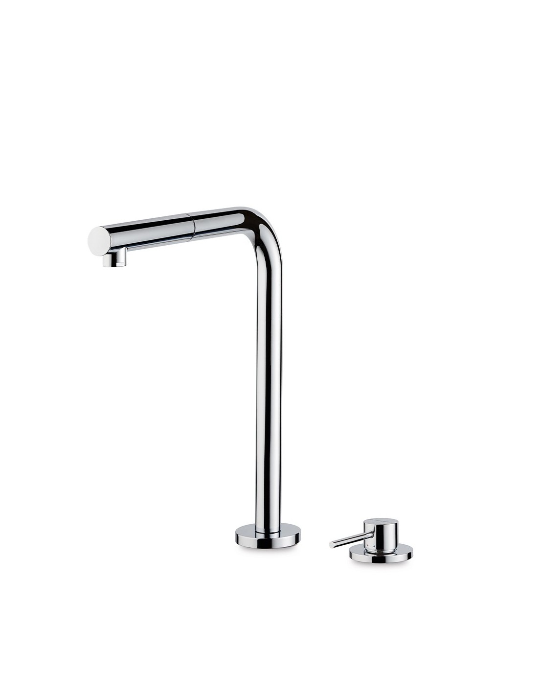 Newform - N21 Miscelatore lavello e bocca girevole con doccia estraibile - 71725