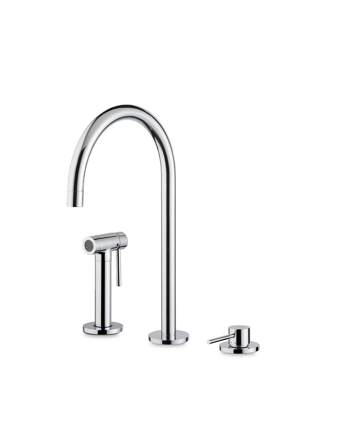 Newform - N21 Set lavello Nero opaco con doccia lavastoviglie - 71730.01.093