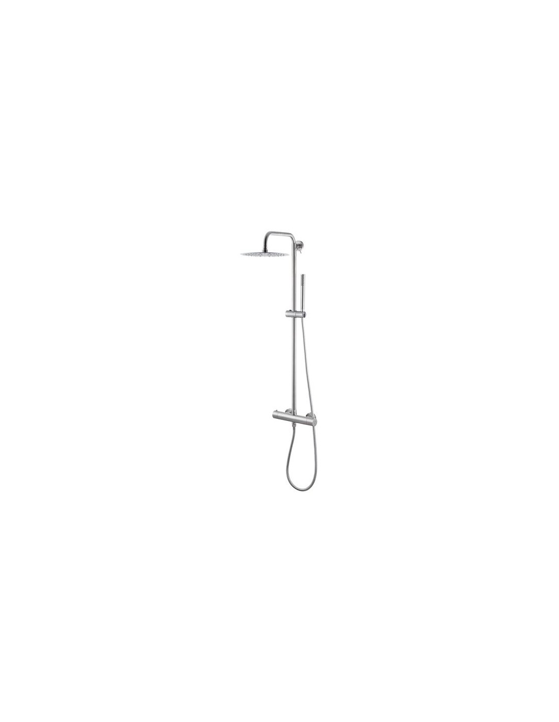 Newform - X-Steel Colonna doccia completa acciaio inox - 69650X